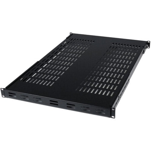1U SERVER RACK SHELF UNIVERSAL ADJUSTABLE VENTED RACK MOUNT SHELF