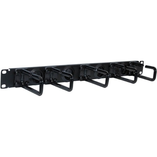 1U HORIZONTAL CABLE ORGANIZER MANAGER RING RACK SERVER CABINET