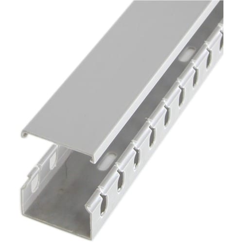 2X1IN OPEN SLOT CABLE RACEWAY DUCT W/ COVER CABLE MANAGEMENT