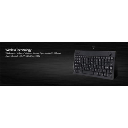 WIRELES MINI TRACKBALL KEYBOARD OPTICAL TRACBALL FOR NAVIGATION