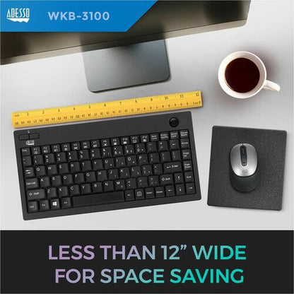 WIRELES MINI TRACKBALL KEYBOARD OPTICAL TRACBALL FOR NAVIGATION
