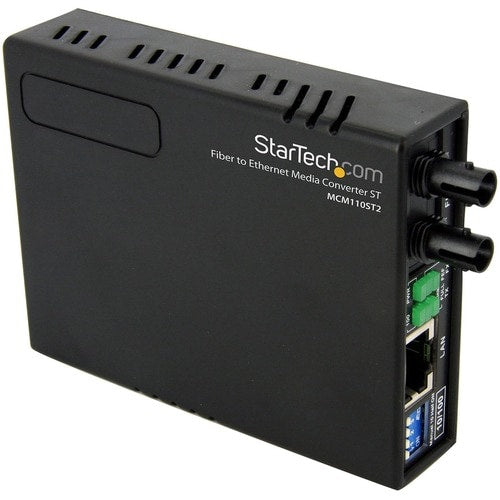 10/100 FIBER MEDIA CONVERTER ST FAST FIBER TO ETHERNET CONVERTER MM