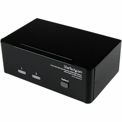 2 PORT KVM SWITCH DVI AND VGA DUAL SCREEN DISPLAY DVI VGA USB KVM