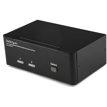 2 PORT DUAL MONITOR DISPLAYPORT KVM SWITCH TWO DISPLAYS DP KVM