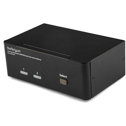 2 PORT DUAL MONITOR DISPLAYPORT KVM SWITCH TWO DISPLAYS DP KVM