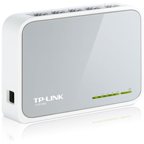 MINI DESKTOP SWTICH 5PORT 5/10/100M  PLASTIC CASE
