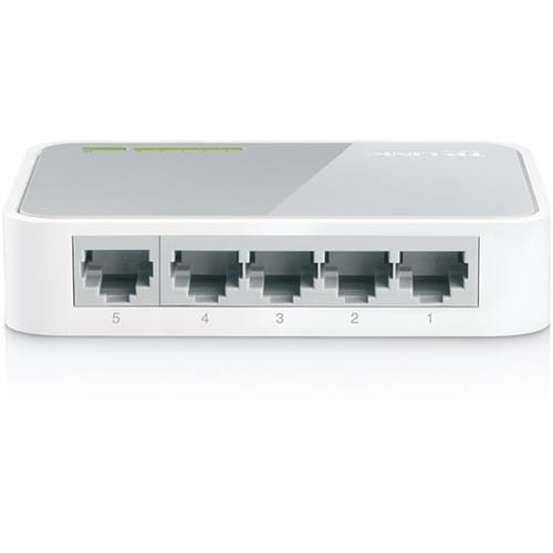 MINI DESKTOP SWTICH 5PORT 5/10/100M  PLASTIC CASE