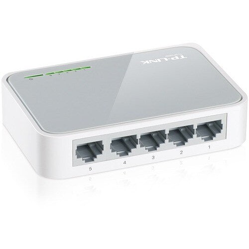 MINI DESKTOP SWTICH 5PORT 5/10/100M  PLASTIC CASE