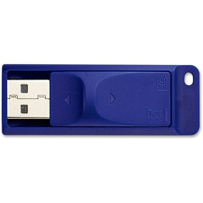 4GB FLASH DRIVE USB 2.0 RETRACTABLE BLUE 97087