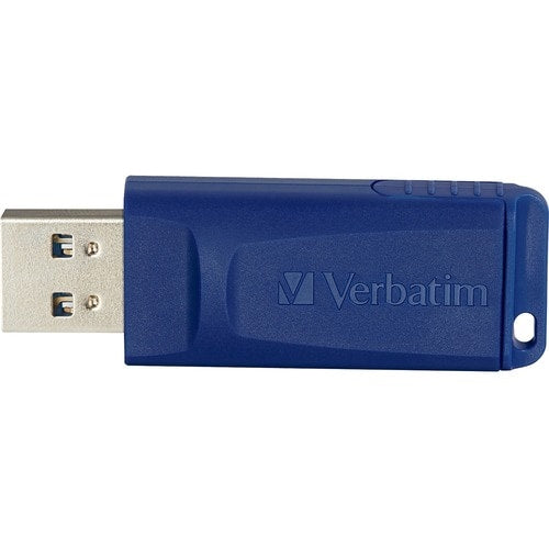 4GB FLASH DRIVE USB 2.0 RETRACTABLE BLUE 97087