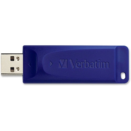 4GB FLASH DRIVE USB 2.0 RETRACTABLE BLUE 97087