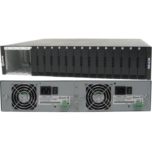 MCR1900-DAC MEDIA CONVERTER 2U 19 SLOTS DUAL AC REDUNDANT POWER