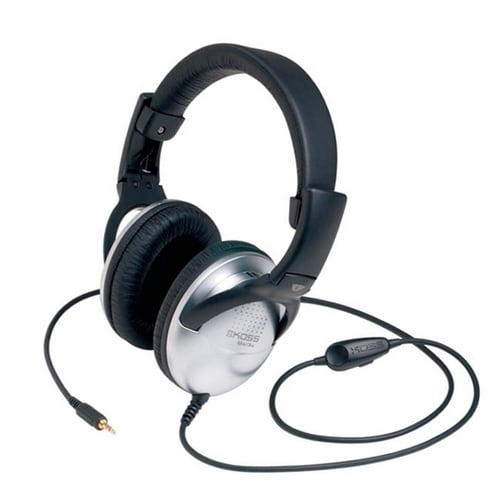 UR29 08 OVER EAR HEAD SET 3.5MM 8FT VOL LEATHERETTE COLLAPSIBLE