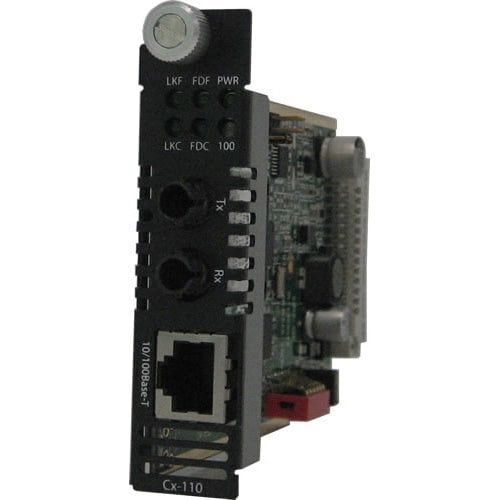 C-110-S2ST40 MEDIA CONVERTER 10/100B-TX-100B-EX 2ST 1310NM 40KM