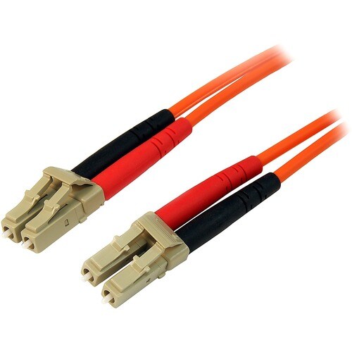 1M MULTIMODE FIBER OPTIC CABLE OM2 LC/LC 50/125 LSZH FIBER CABLE