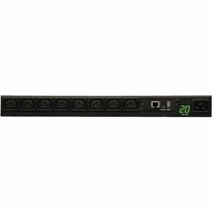 PDU MONITORED 3.2-3.8KW 16/20A 200-240V 8 C13 C20/L6-20P 1URM