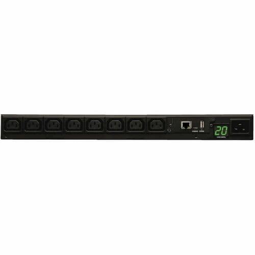 PDU MONITORED 3.2-3.8KW 16/20A 200-240V 8 C13 C20/L6-20P 1URM