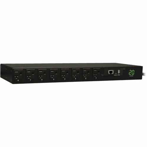 PDU SWITHCED 1.9KW 120V 20A 1U 16 5-15/20R L5-20P/5-20P 12FT CORD