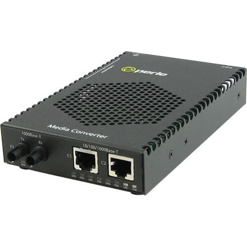 S-1110DPP-S1SC10U POE+ MED CVTR (2)10/100/1000T-1000BXU 10KM 1SC