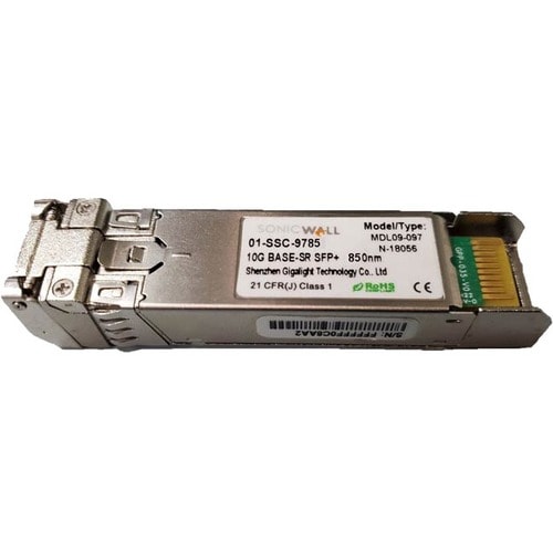 10GB-SR SFP+ SHORT REACH FIBER MODULE MULTI-MODE NO CABLE