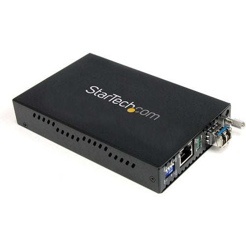 GIGABIT ETHERNET FIBER MEDIA CONVERTER GBE COPPER TO SM FIBER