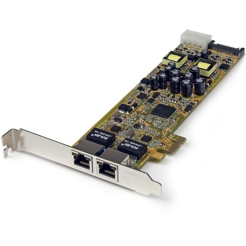 2 PORT POE CARD NETWORK PCIE GIGABIT ETHERNET NIC ADAPTER RJ45