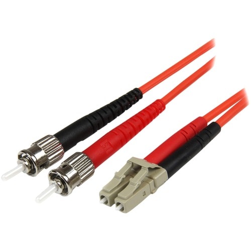 5M MULTIMODE FIBER OPTIC CABLE OM2 LC/ST 50/125 LSZH FIBER CABLE