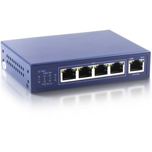4PORT 10/100MBPS POE DESKTOP ETHERNET SWITCH WITH UPLINK PORT