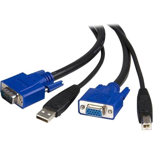 10FT USB VGA KVM CABLE KVM CONSOLE USB VGA VIDEO CORD