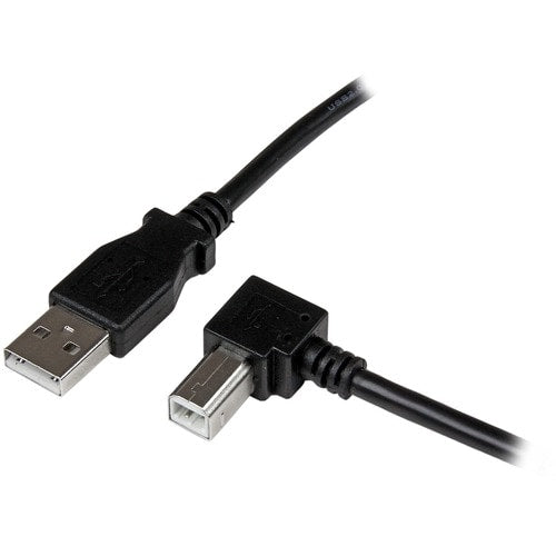 RIGHT ANGLE USB A TO B CABLE 6FT USB 2.0 PRINTER CABLE CORD