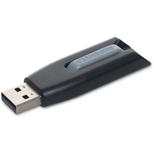 128GB FLASH DRIVE USB 3.0 STORE N GO V3 RETRACTABLE 49189