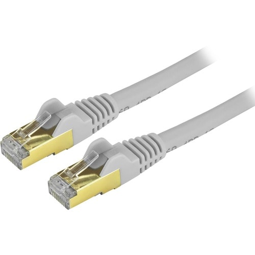 25FT GREY CAT6A ETHERNET CABLE SNAGLESS RJ45 UTP PATCH CABLE CORD