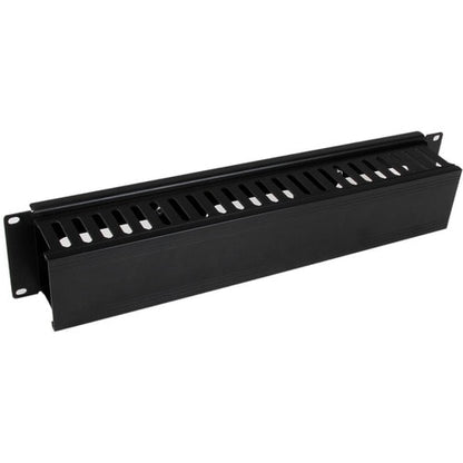 SERVER RACK CABLE MANAGEMENT 2U HORIZONTAL SLOTTED FINGER DUCT