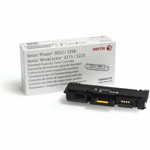 BLACK STD CAPACITY TONER CART PHASER 3260 3215 3225 1500PAGES