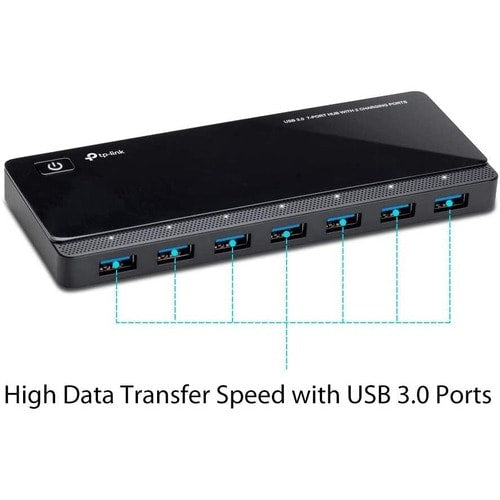 UNKETA 7PORT USB 3.0 HUB 2 POWER 12V/4A POWER ADAPTER INCLUDED