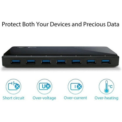 UNKETA 7PORT USB 3.0 HUB 2 POWER 12V/4A POWER ADAPTER INCLUDED