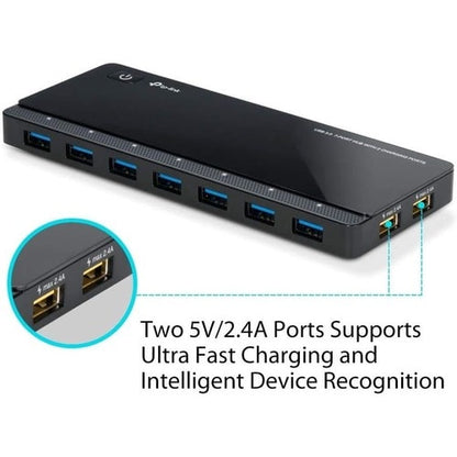 UNKETA 7PORT USB 3.0 HUB 2 POWER 12V/4A POWER ADAPTER INCLUDED