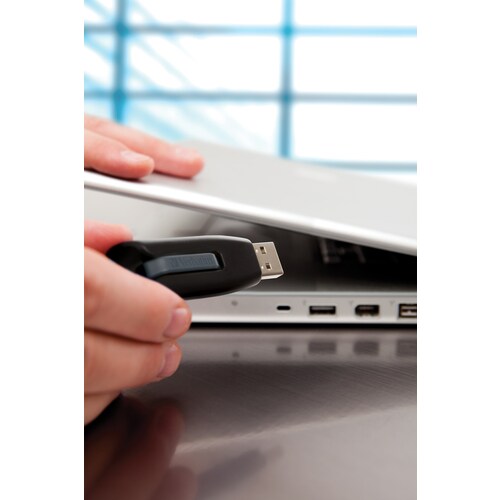 256GB V3 USB 3.0 FLASH DRIVE STORE N GO BLACK & GRAY 49168