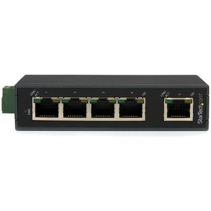 5 PORT ETHERNET SWITCH DIN RAIL MOUNTABLE UNMANAGED NETWORK SWITCH