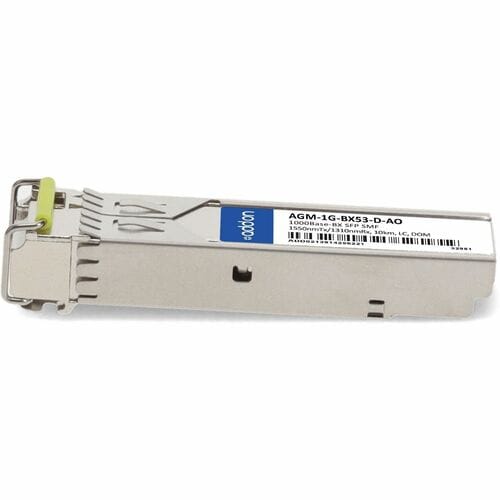 NETGEAR SFP 10KM BX LC XCVR COMPAT TAA XCVR 1-GIG BIDI DOM LC