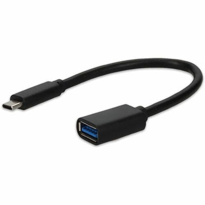 7IN USB 3.1 C TO USB 3.0 CA M/F ADAP CABLE BLACK