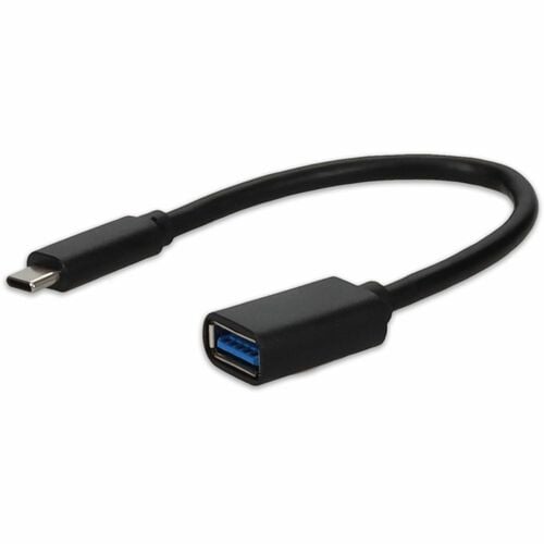 7IN USB 3.1 C TO USB 3.0 CA M/F ADAP CABLE BLACK