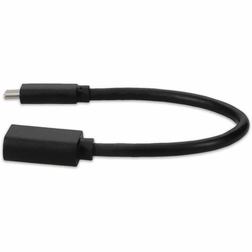 7IN USB 3.1 C TO USB 3.0 CA M/F ADAP CABLE BLACK