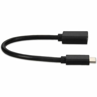 7IN USB 3.1 C TO USB 3.0 CA M/F ADAP CABLE BLACK