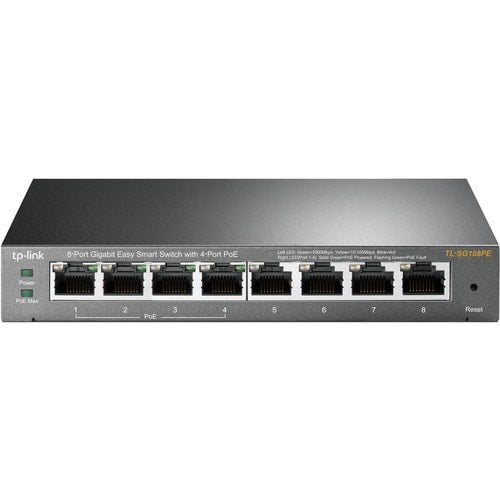 TL-SG108PE 8PORT 10/100/1000 4PORT POE STANDALONE RJ45