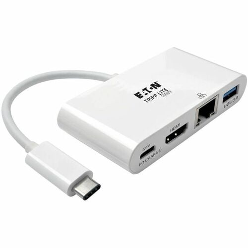 USB-C TO HDMI VIDEO ADAPTER USB 3.1 GEN 2 W/ HUB CHARGING GBE