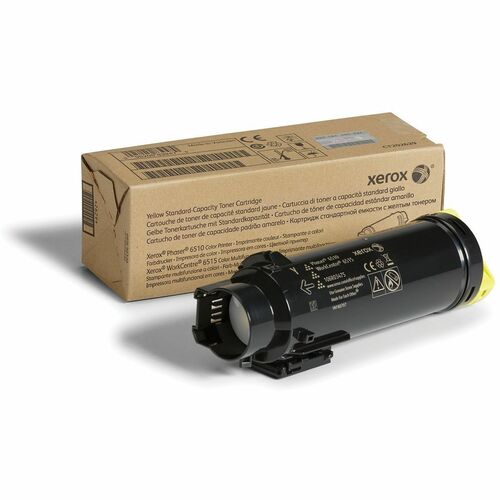 YELLOW STD CAP TONER CARTRIDGE WC 6515 PHASER 6510 1000 PAGES