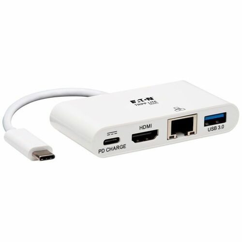 USB-C TO HDMI VIDEO ADAPTER 4K USB 3.1 GEN 2 W/ HUB CHARGING GBE