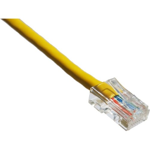 CAT6 550MHZ PATCH CABLE NON-BOOTED YELLOW