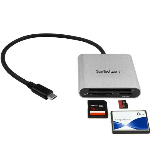USB C CARD READER MULTI CARD FLASH MEMORY SD MICROSD CF READER